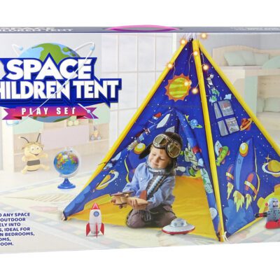 Šator za djecu sa svjetlosnim efektima Space Rocket