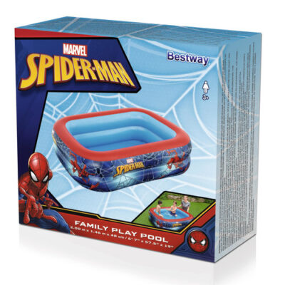 Bestway dječji bazen na napuhavanje Spiderman 200 x 146 x 48 cm