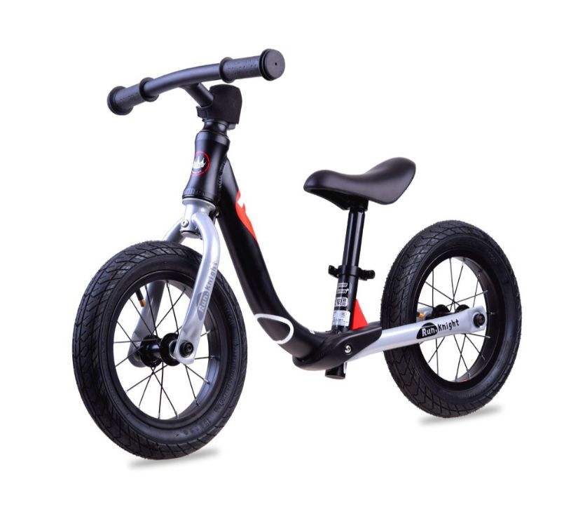 Bicikl bez pedala Little Knight aluminij 12" crni
