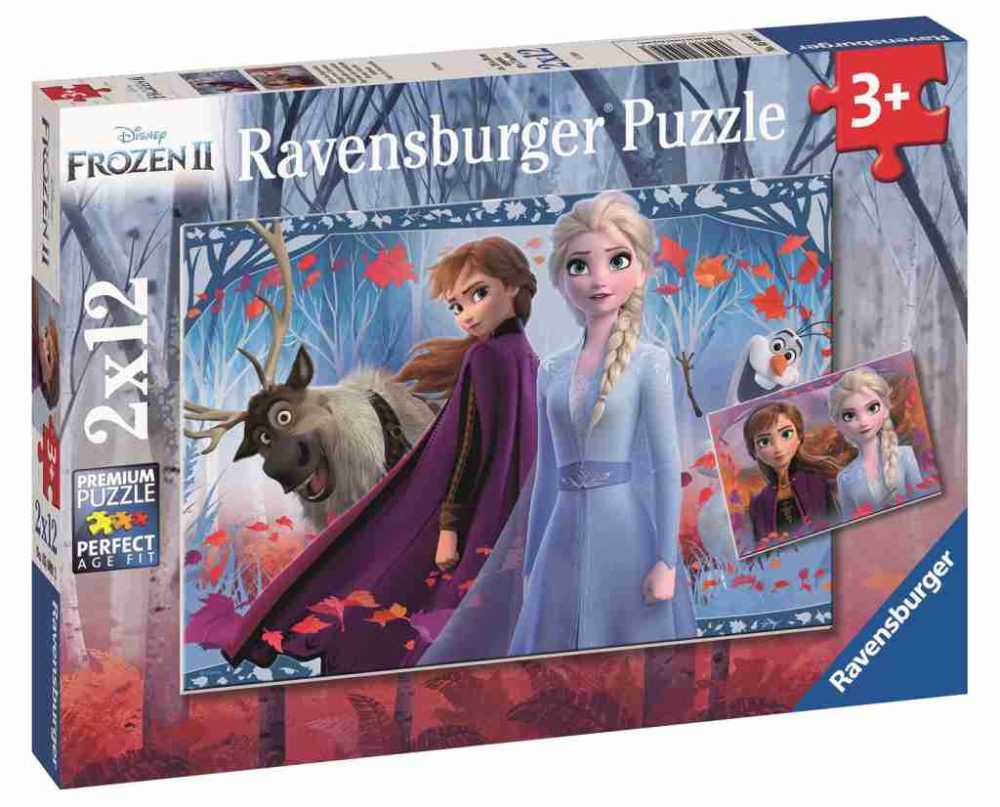 Ravensburger Puzzle Frozen putovanje u nepoznato 2x12kom