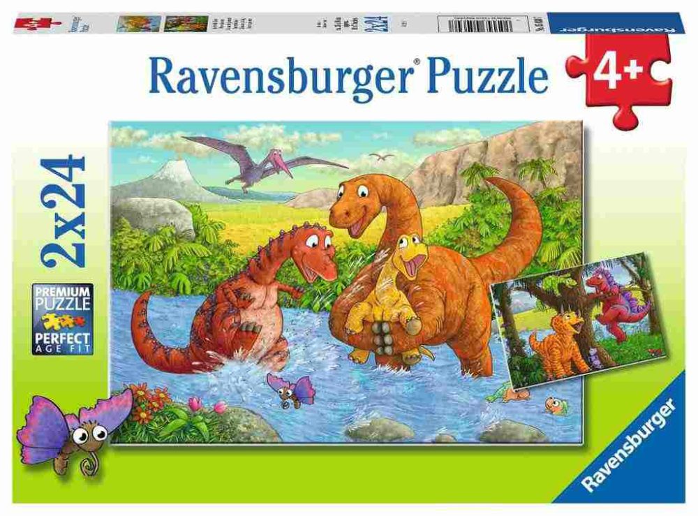 Ravensburger Puzzle Dinosauri 2x24kom