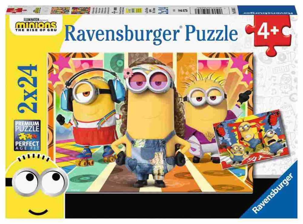 Ravensburger Puzzle Minioni u akciji 2x24kom