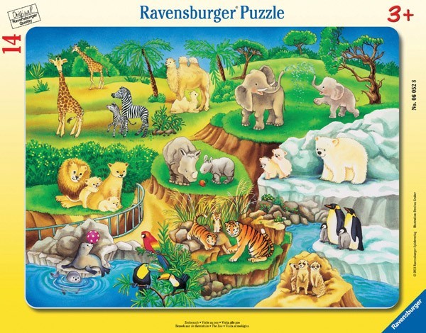 Ravensburger Puzzle Posjet zoološkom vrtu 14kom