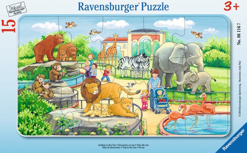 Ravensburger Puzzle putovanje u zoo 15kom