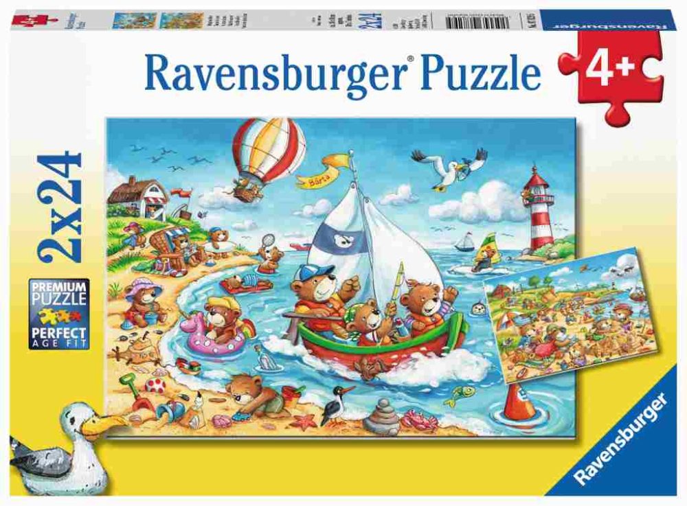 Ravensburger Puzzle medvjeđa obitelj 2x24kom