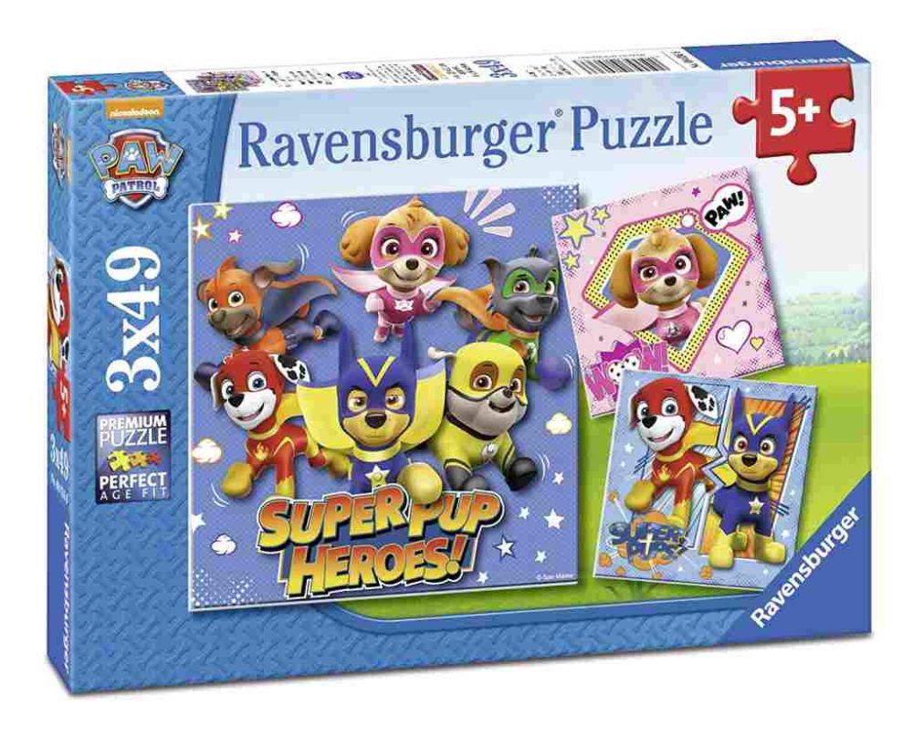 Ravensburger Puzzle Paw Patrol 3x49kom