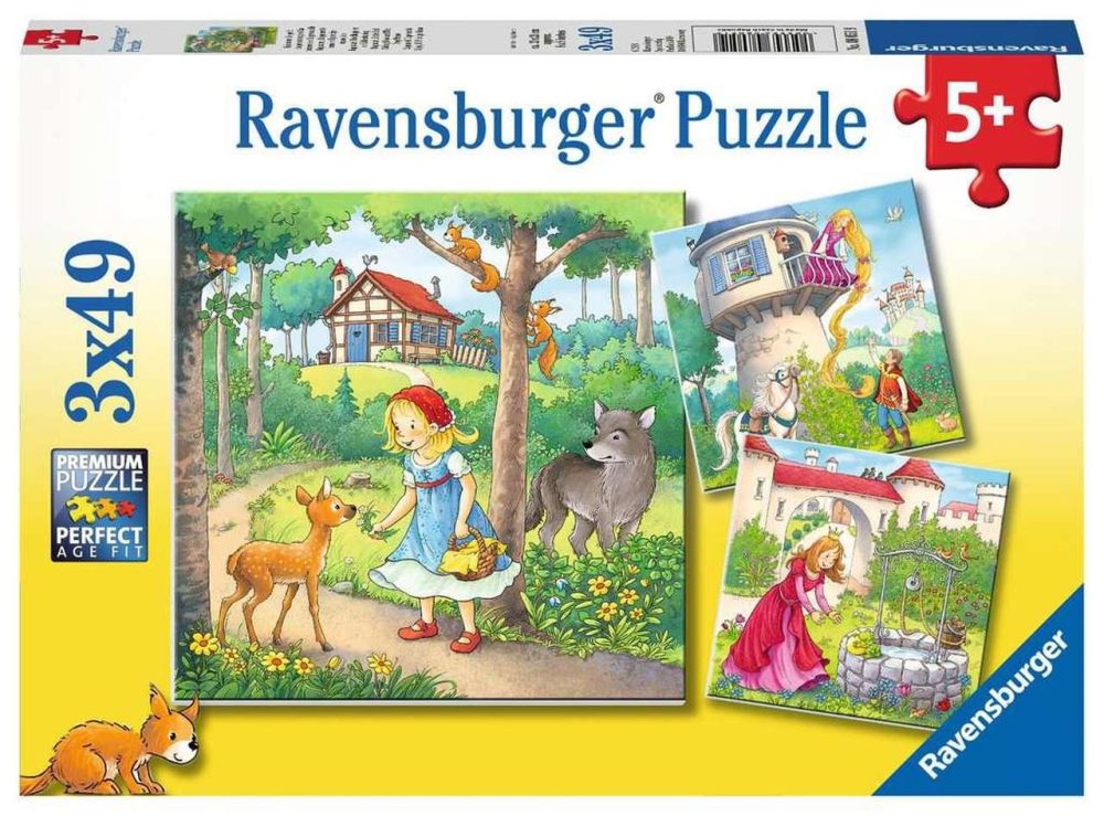 Ravensburger Puzzle basne 3x49kom