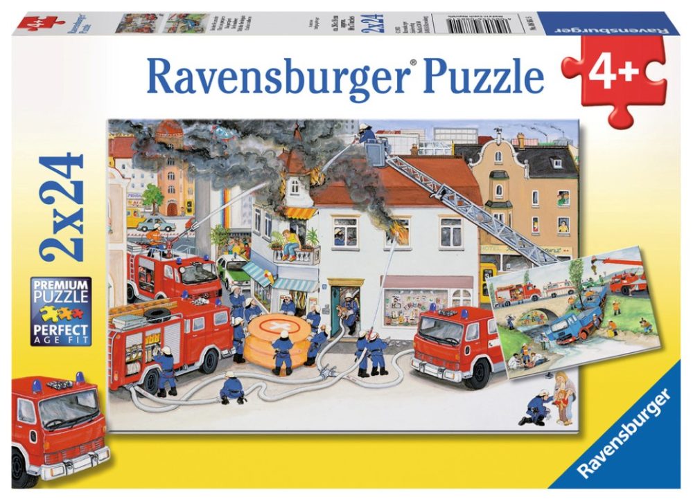 Ravensburger Puzzle vatrogasci 2x24kom