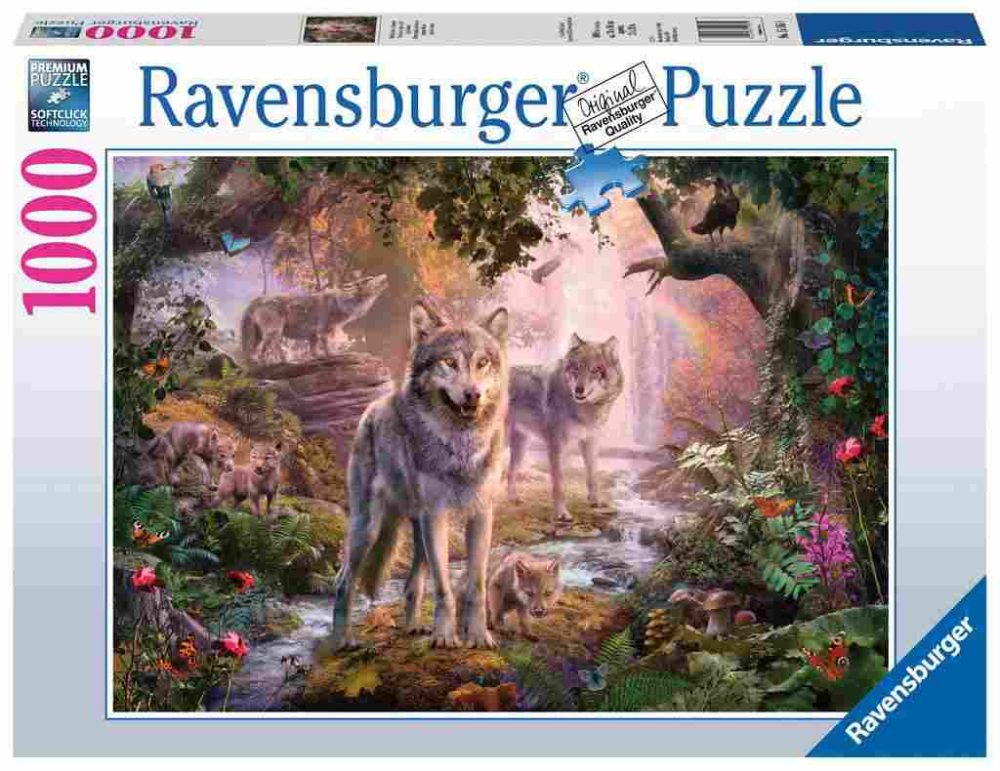 Ravensburger Puzzle vučja obitelj 1000kom