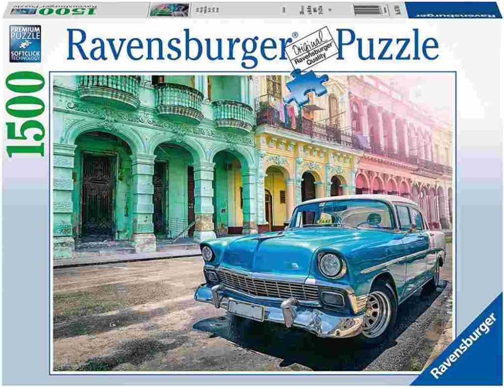 Ravensburger Puzzle automobili na Kubi 1500kom