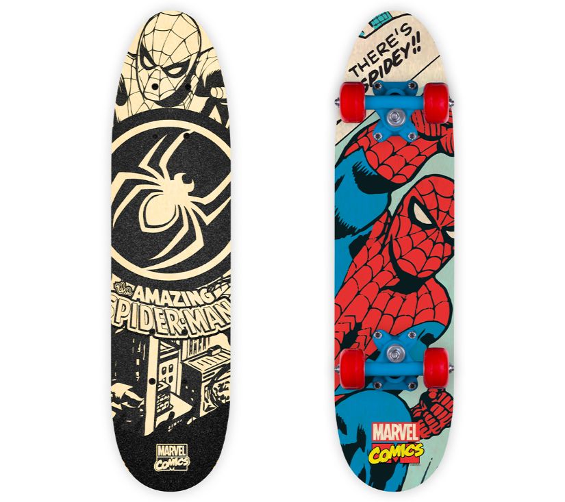 Seven dječji drveni skateboard Spider-Man