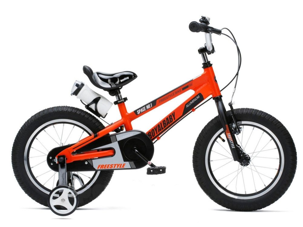Dječji bicikl Space aluminij 16" - narančasti