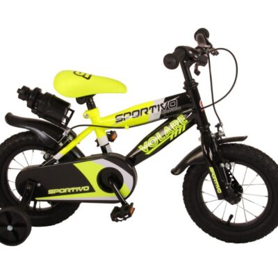 Dječji bicikl Sportivo 12" neon žuta i crna
