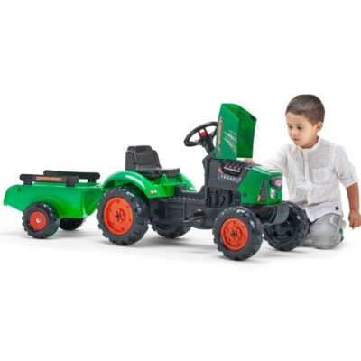 Dječji traktor na pedale Supercharger zeleni