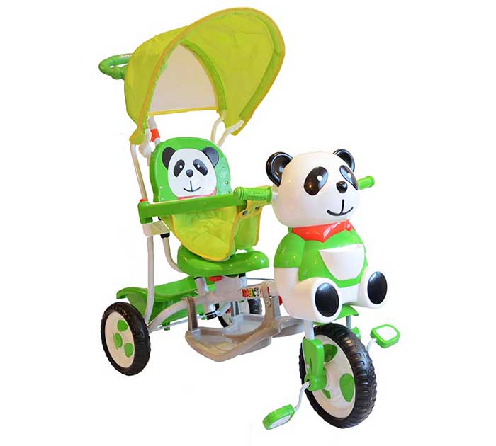 Dječji tricikl Panda -zelena
