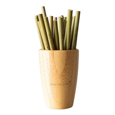 Set od 5 bambusovih slamčica