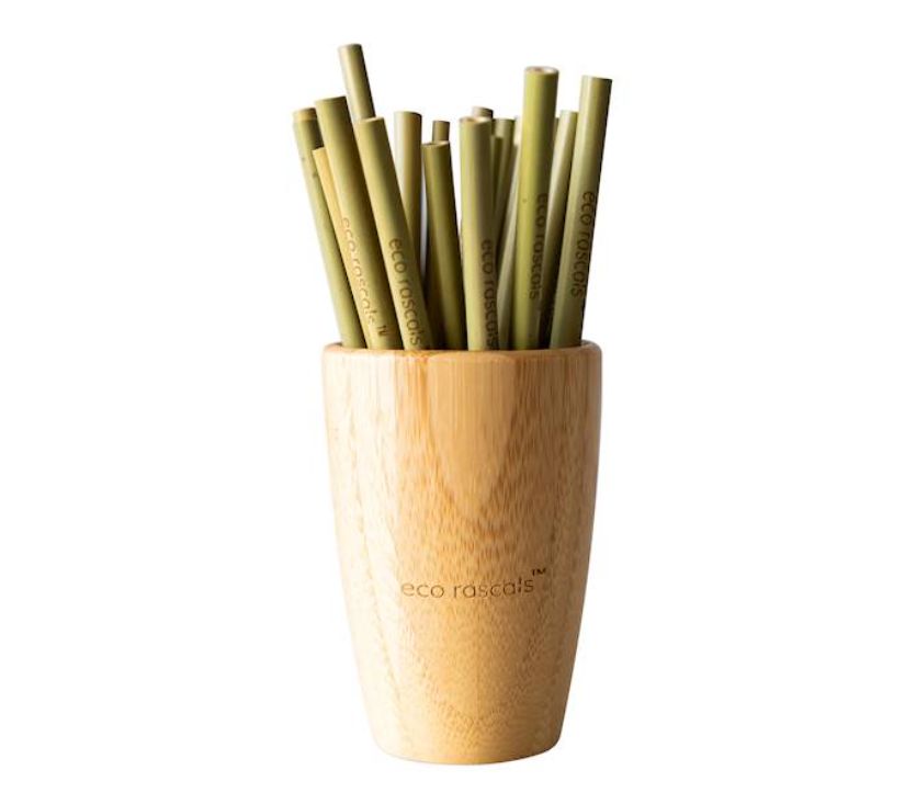 Set od 5 bambusovih slamčica