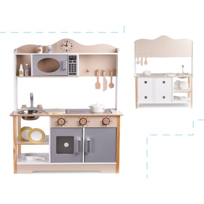 KX5548_1 Kuchnia drewniana MDF LULILO Kuko + akcesoria 4