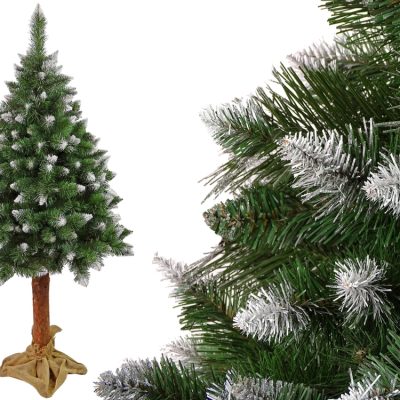 Umjetno božićno drvce sa snijegom na deblu 160cm