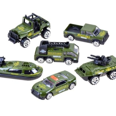 Set 6 metalnih vojnih vozila