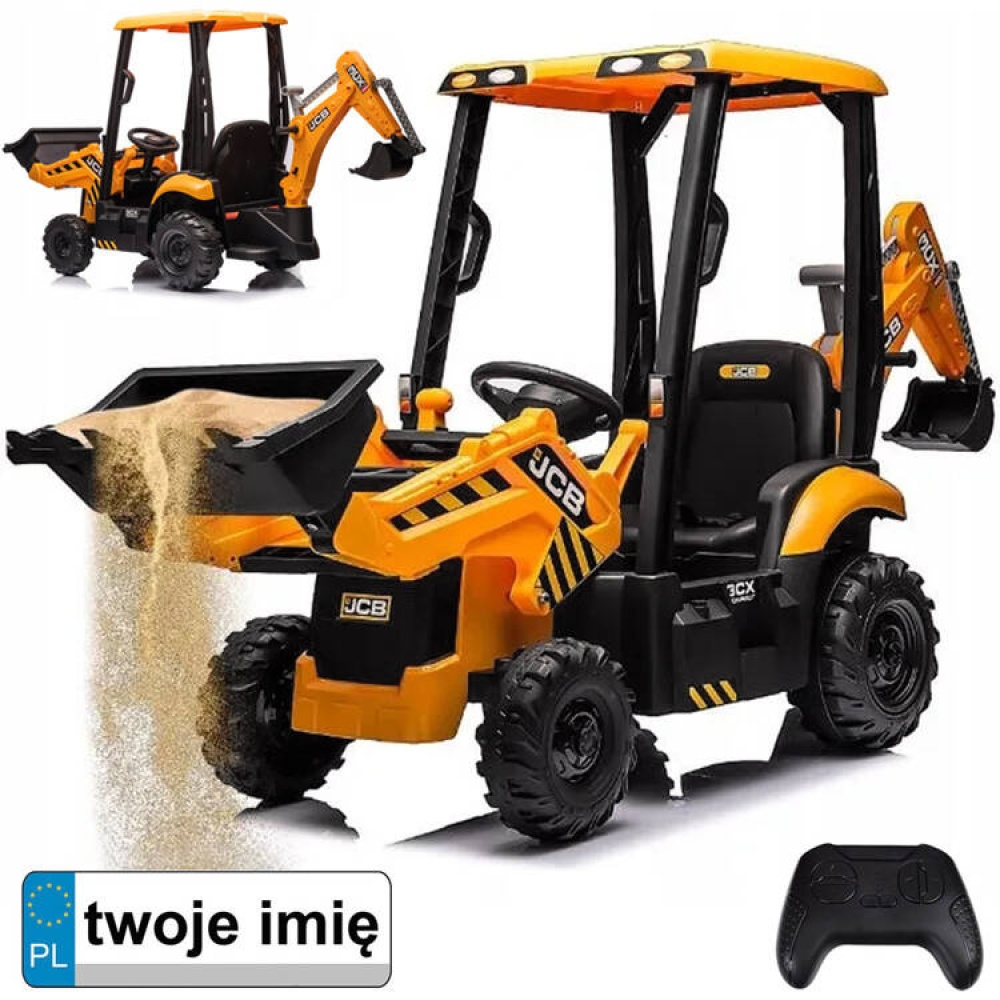 Veliki traktor-bager, 4u1 građevinsko vozilo PA0312