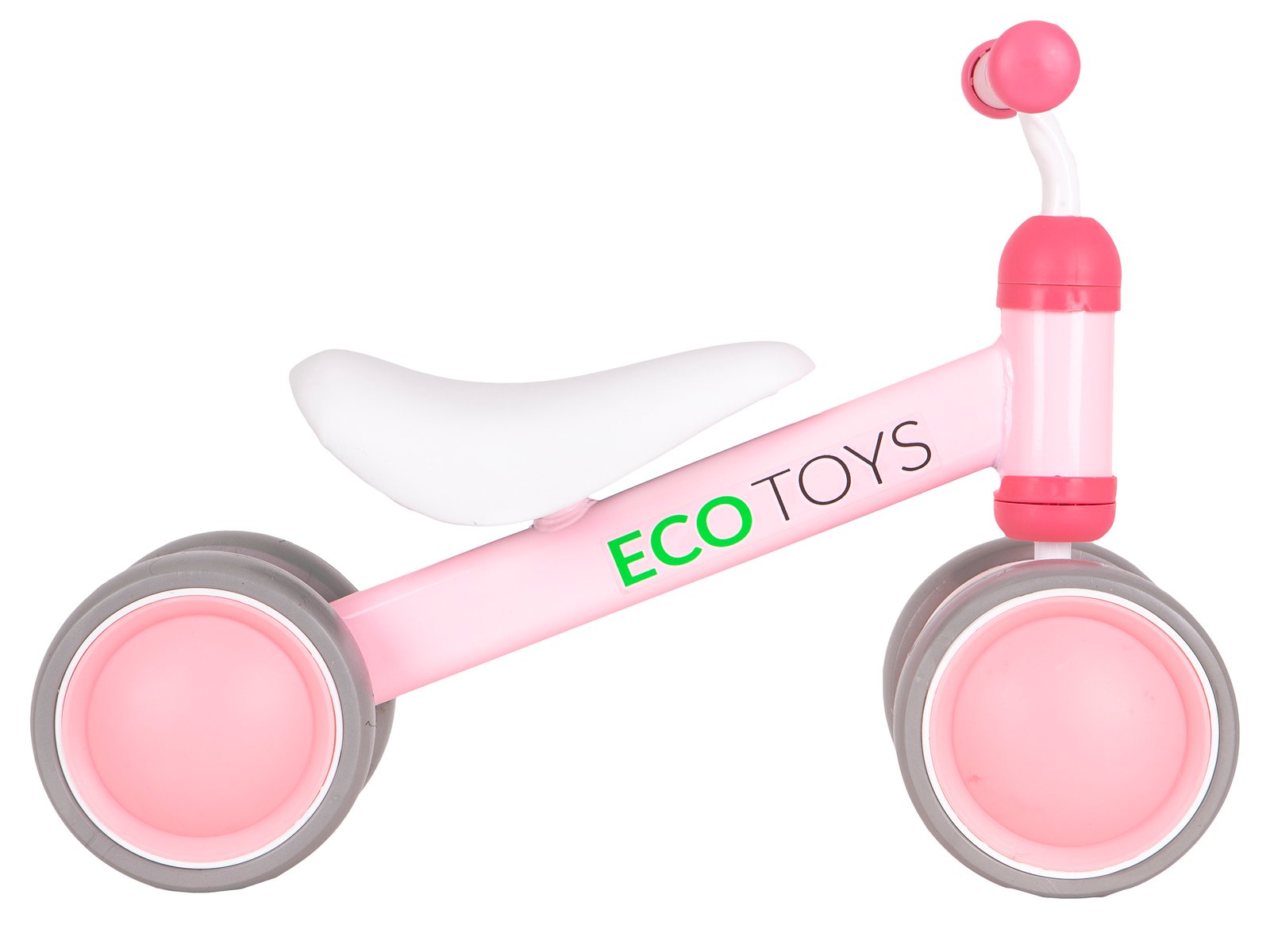 EcoToys dječji mini bicikl guralica rozi