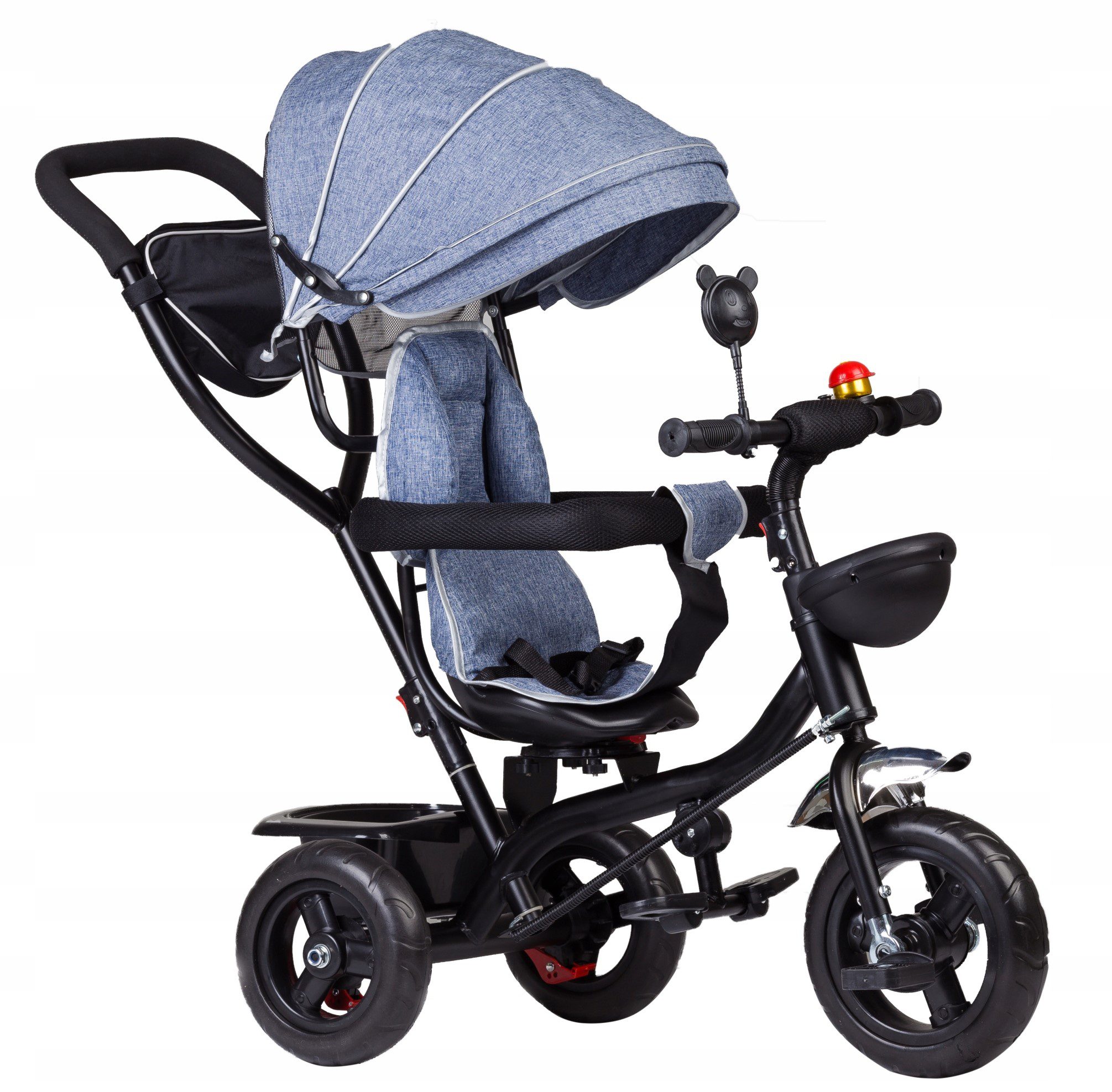 Dječji tricikl 360° EcoToys sivi