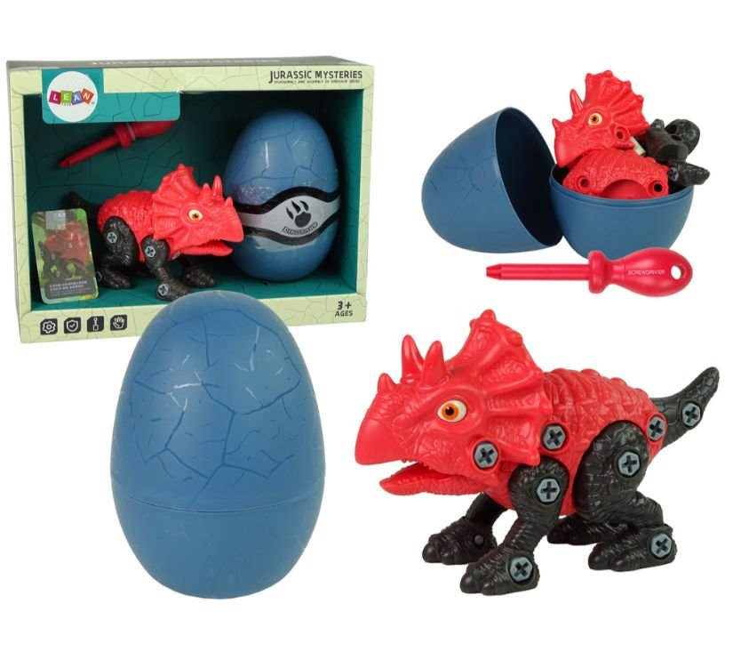 Set dinosaur Triceratops s jajetom DIY