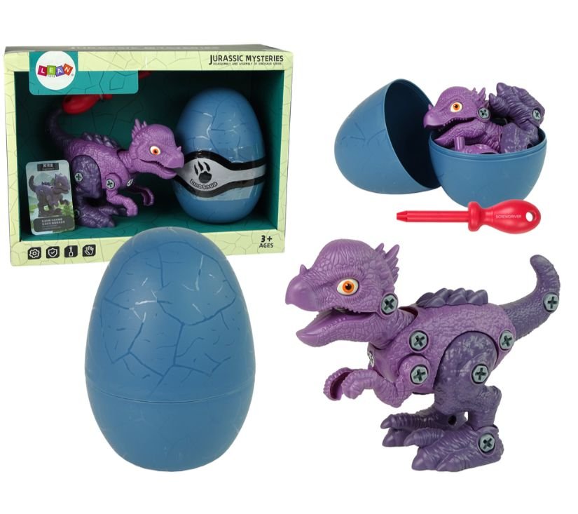 Set dinosaur Stygimoloch s jajetom i dodacima ljubičasti