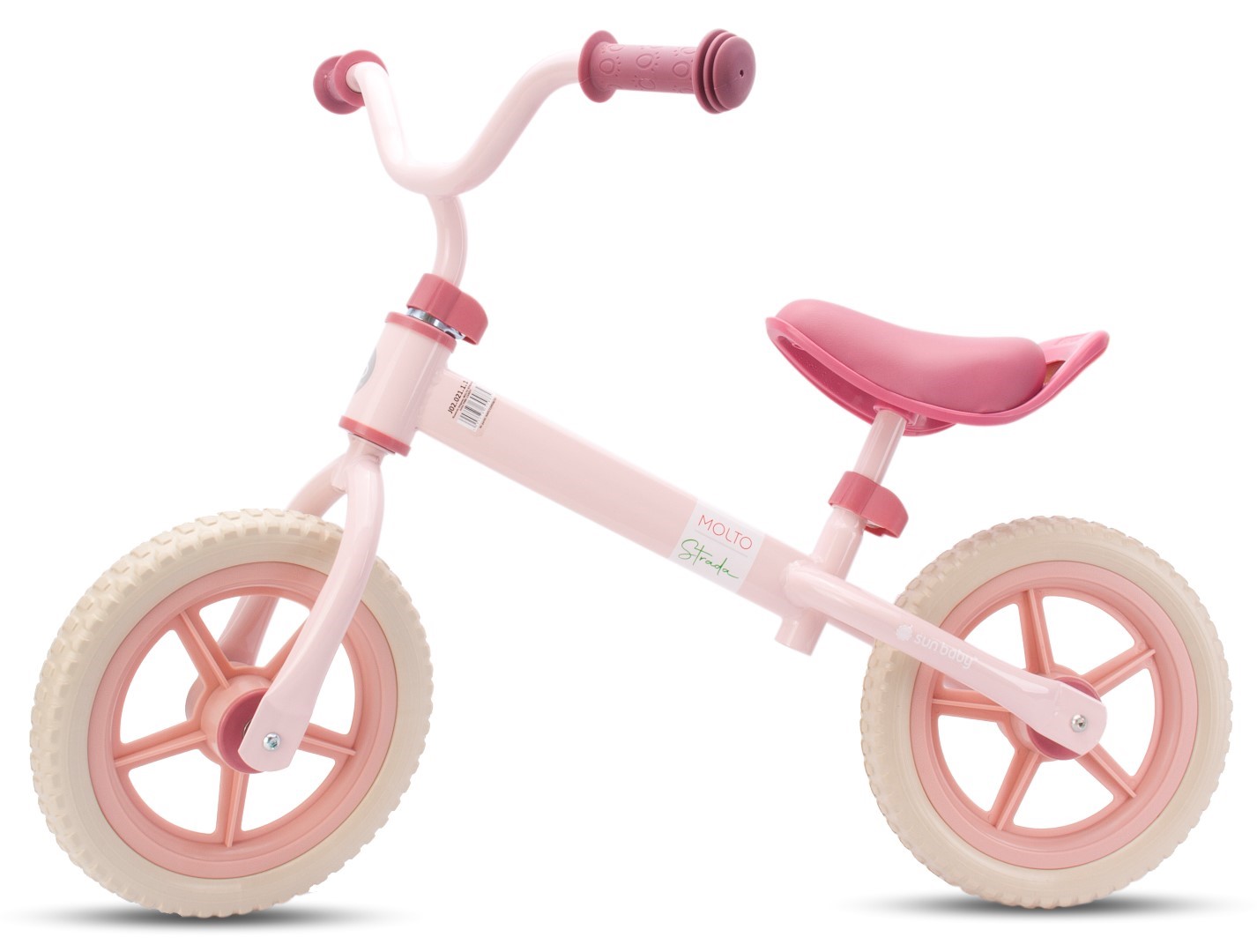 Dječji bicikl bez pedala Strada baby rozi 12"