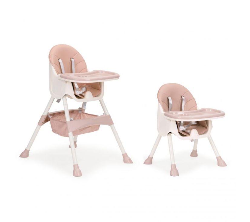 EcoToys HC-823 2u1 stolica hranilica roza