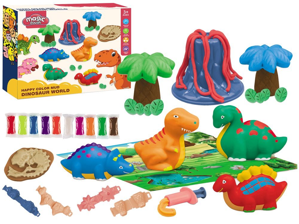Set kalupa za modeliranje plastelina dinosauri