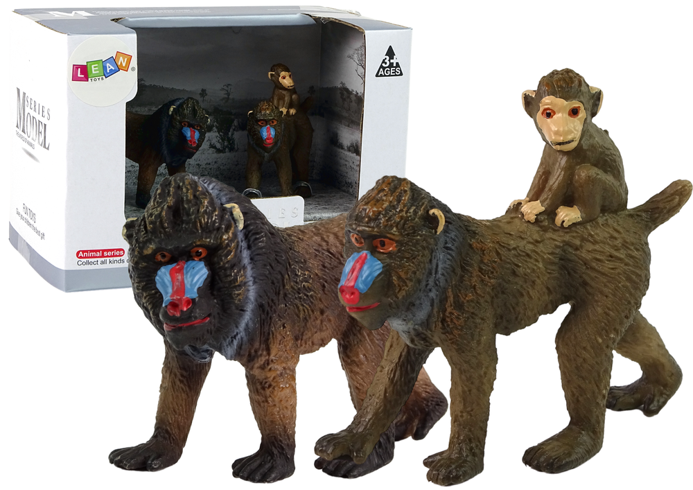 Kolekcionarske figurice mandrili s bebom