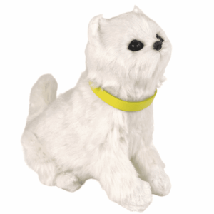 Interaktivna plišana maca bijela