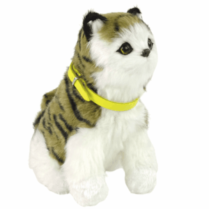 Interaktivna plišana maca smeđa tigrasta