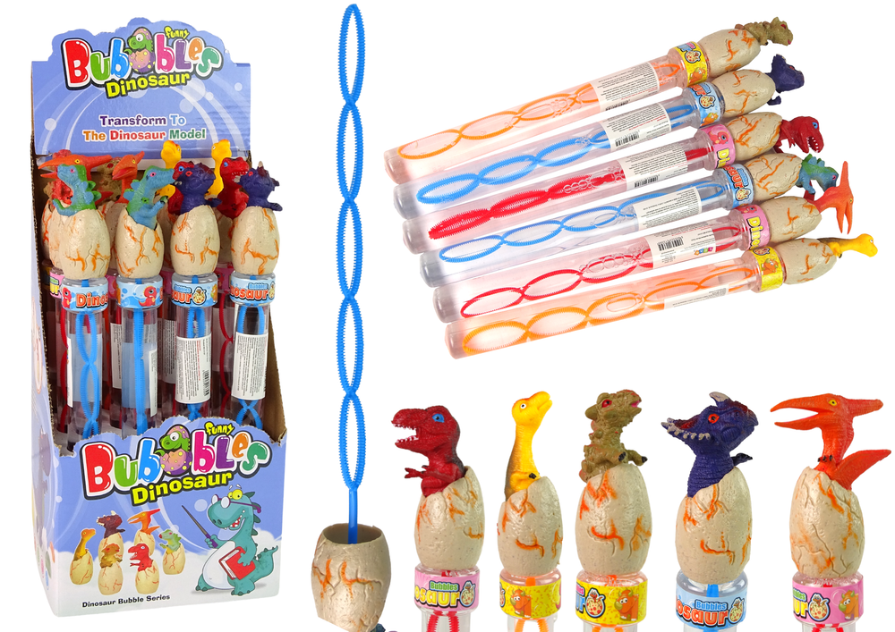 Igračka na mjehuriće 34cm dinosaur u jajetu