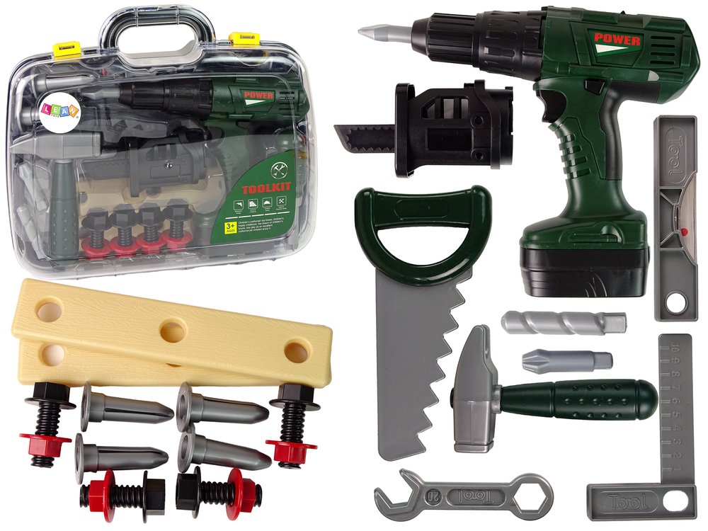 DIY set za male majstore u kovčegu zeleni