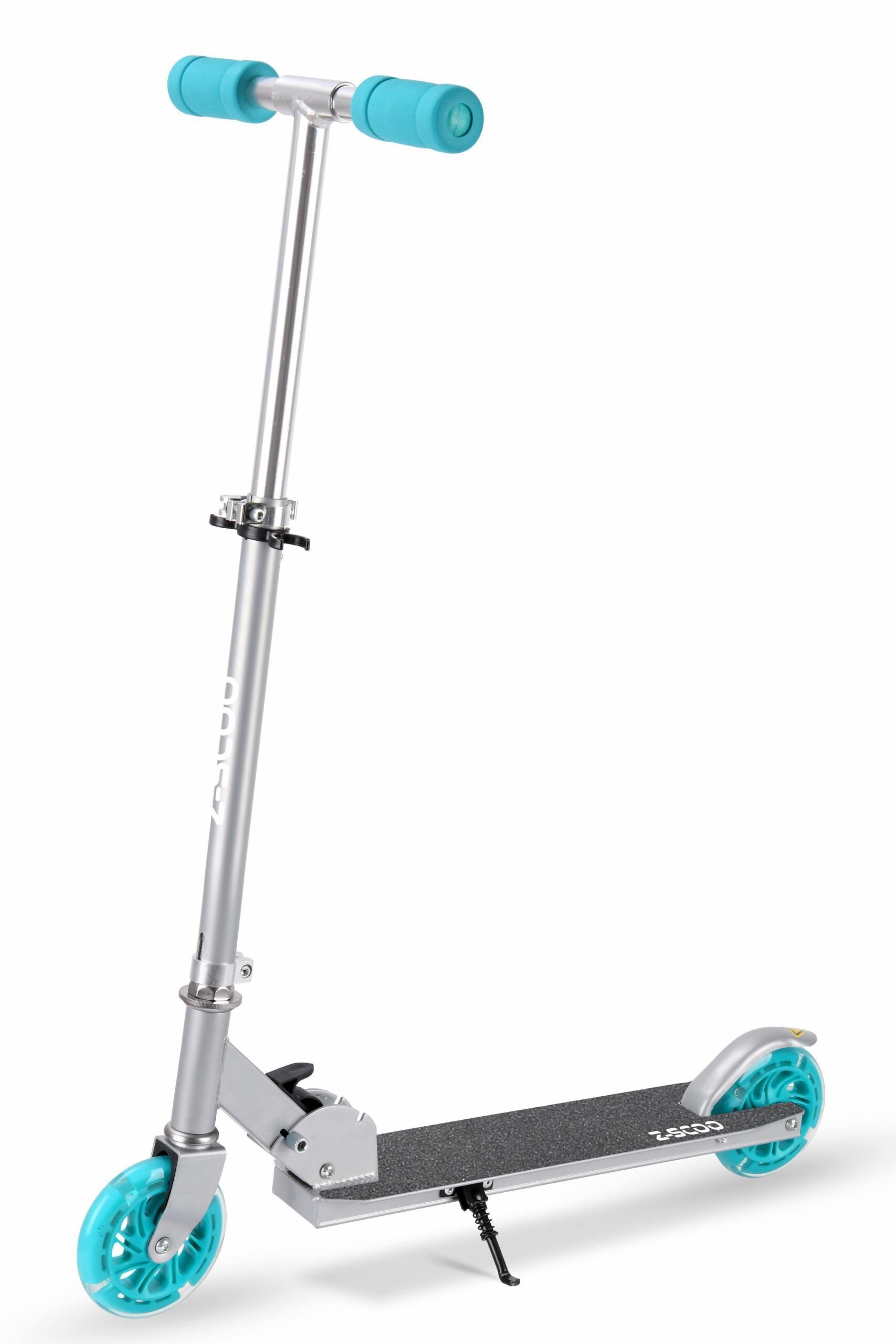 Dječji romobil LED plavo sivi