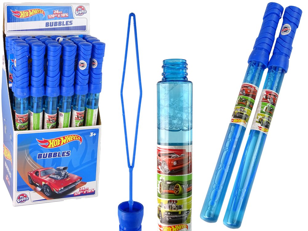 Štapić na mjehuriće Hot Wheels 120ml plavi