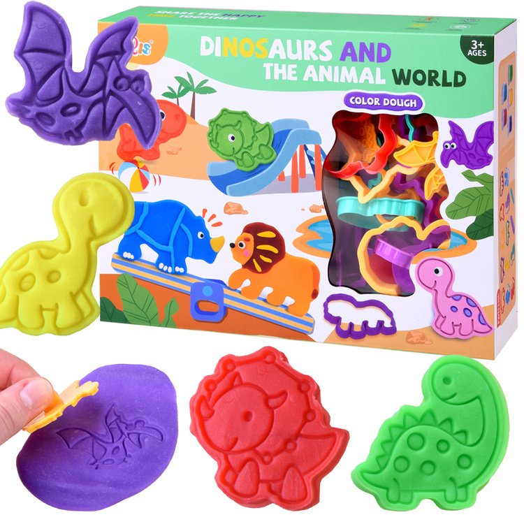 Set s plastičnom masom i kalupima dinosauri ZA4293