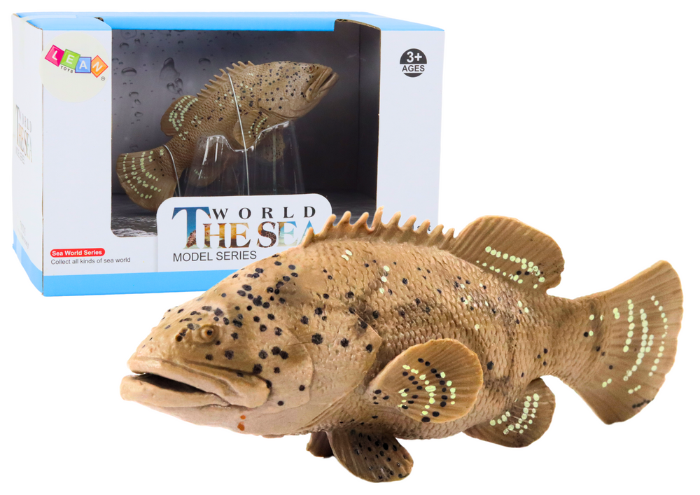 Figurica riba mornar golijat sivi 11 cm