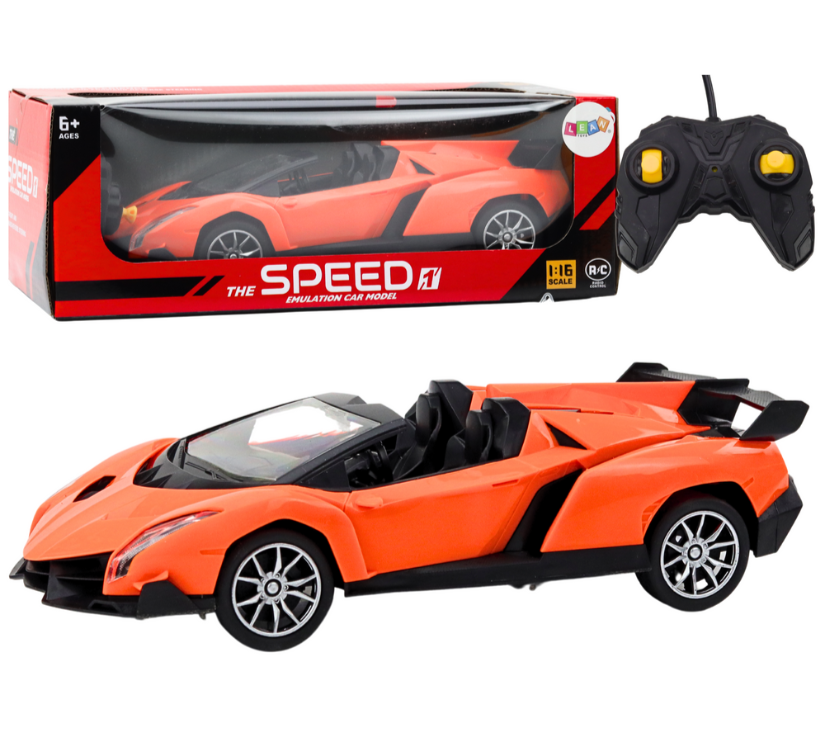 Sportski auto na daljinsko upravljanje rc 1:16 narančasta