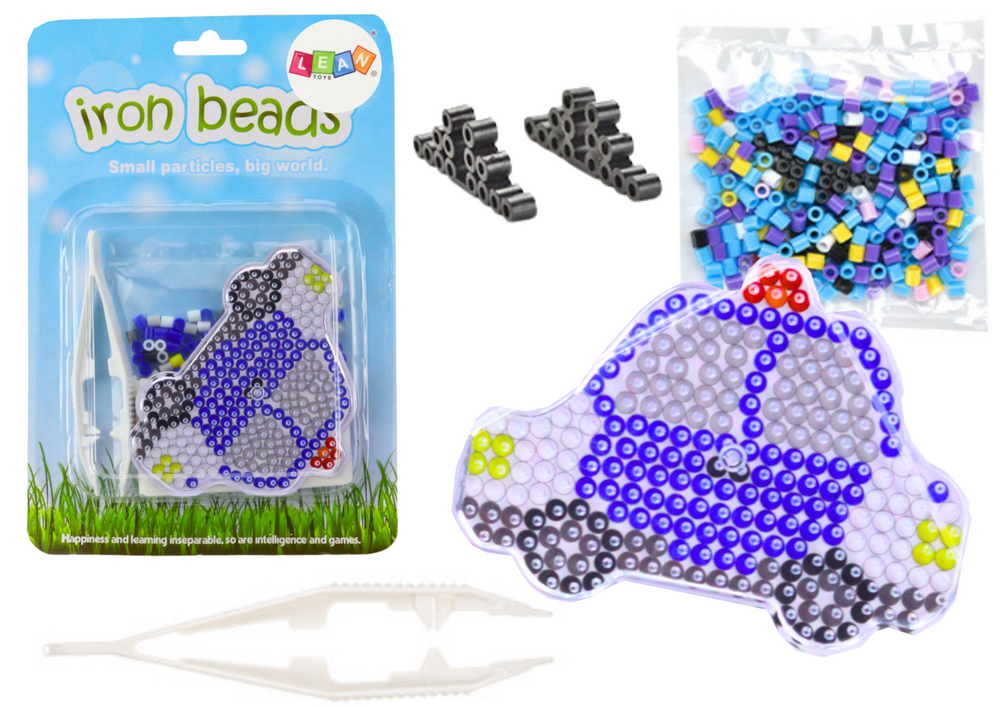 Set perli za slagalicu policijskog auta