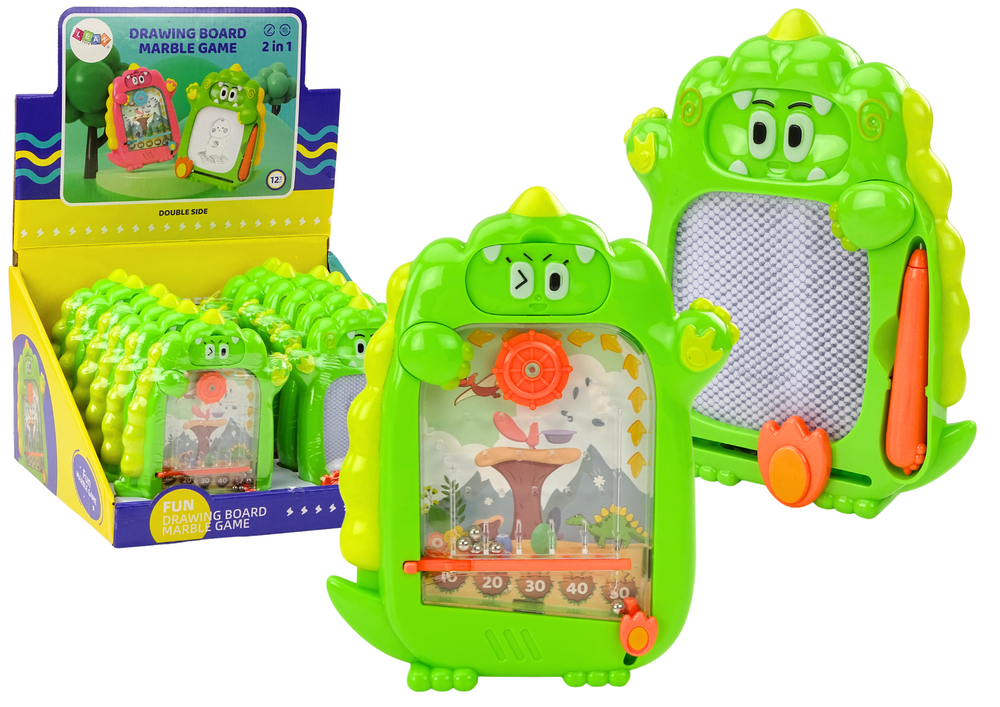 Dvostrana društvena džepna igra - dinosaur 