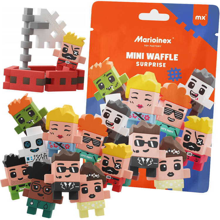 Marioinex klocki mini waffle surprise 2u1 blokovi figurica u vrećici za5040
