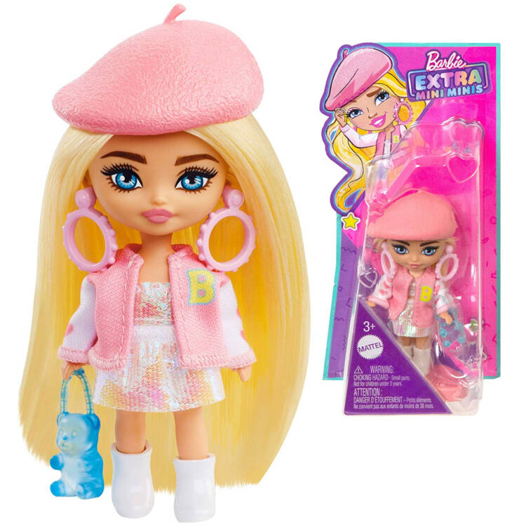 Barbie Extra Mini Minis modna lutka u beretki