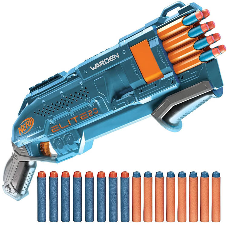 Veliki lagani set pištolja nerf elite 2.0 + 16 metaka za djecu za5179