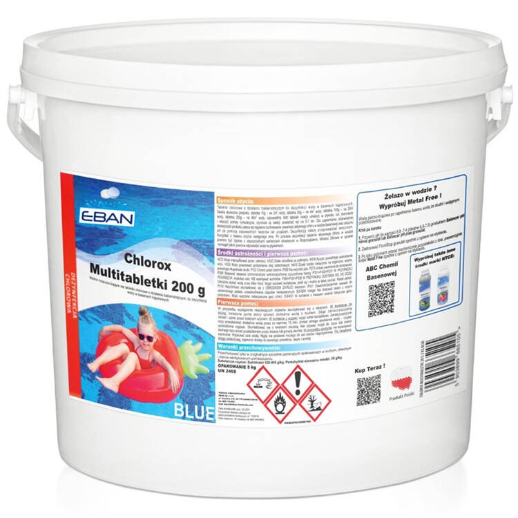 Chlorox multitablete 5 kg plave kemikalije za bazen ba0568