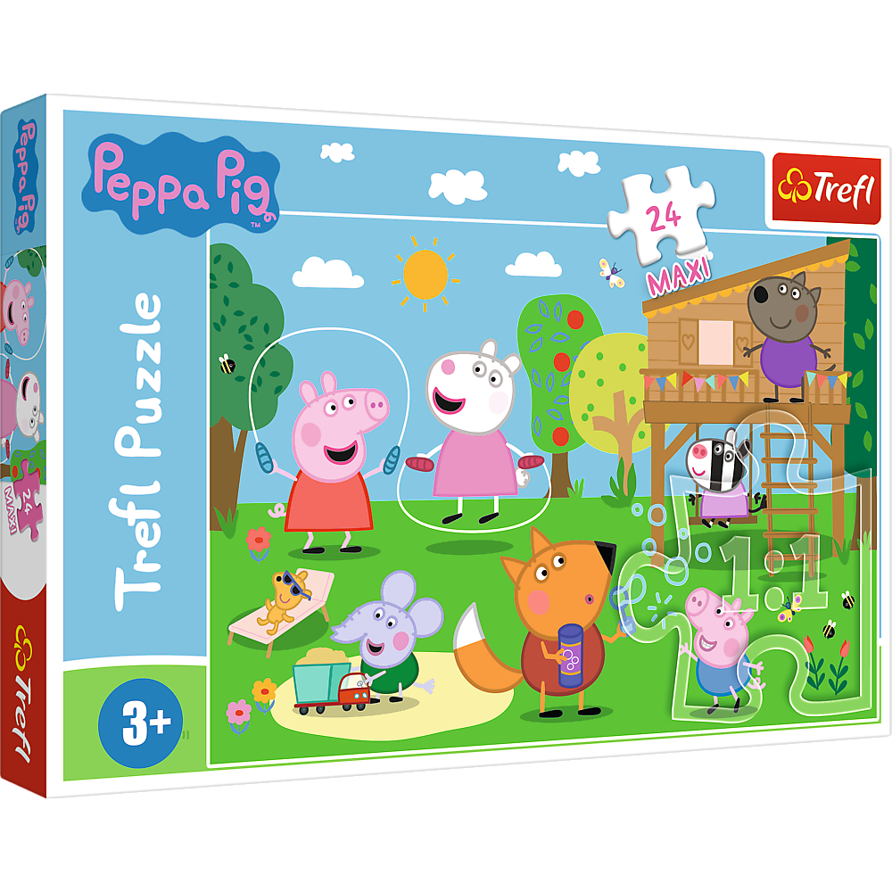 Puzzle - 24 Maxi - Zabava na proplanku - Peppa Pig 14342