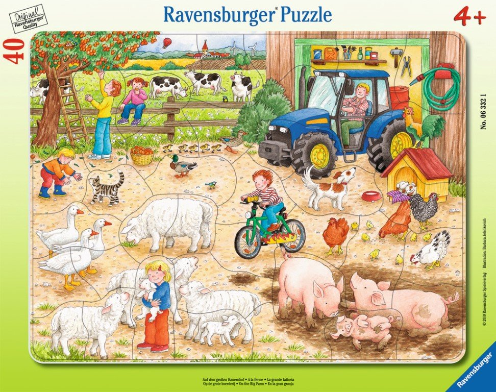 Ravensburger Puzzle Na velikoj farmi 40kom